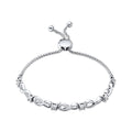 Sterling Silver Dual Infinity Bracelet – 9.5"