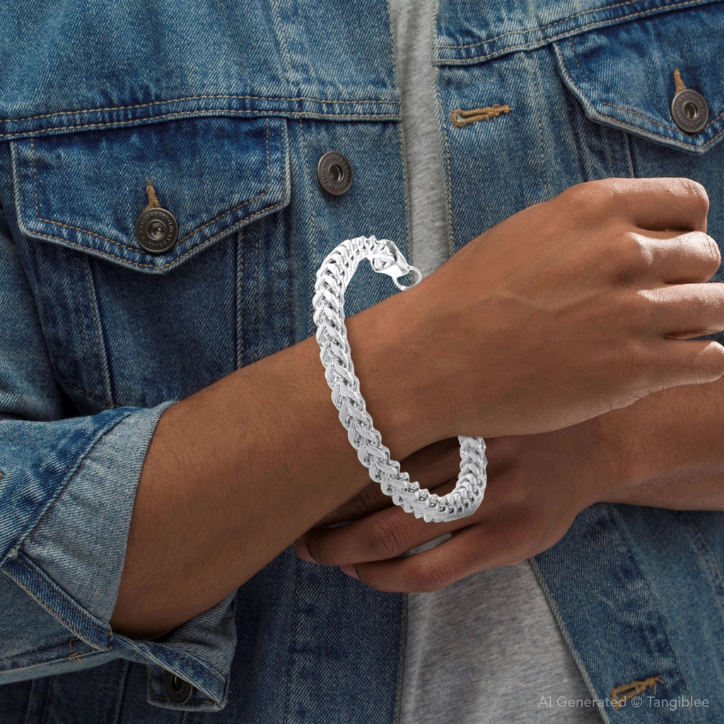 Men’s Classic Steel Jewelry Set